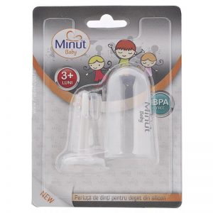 Periuta din silicon pentru dinti si gingii Minut