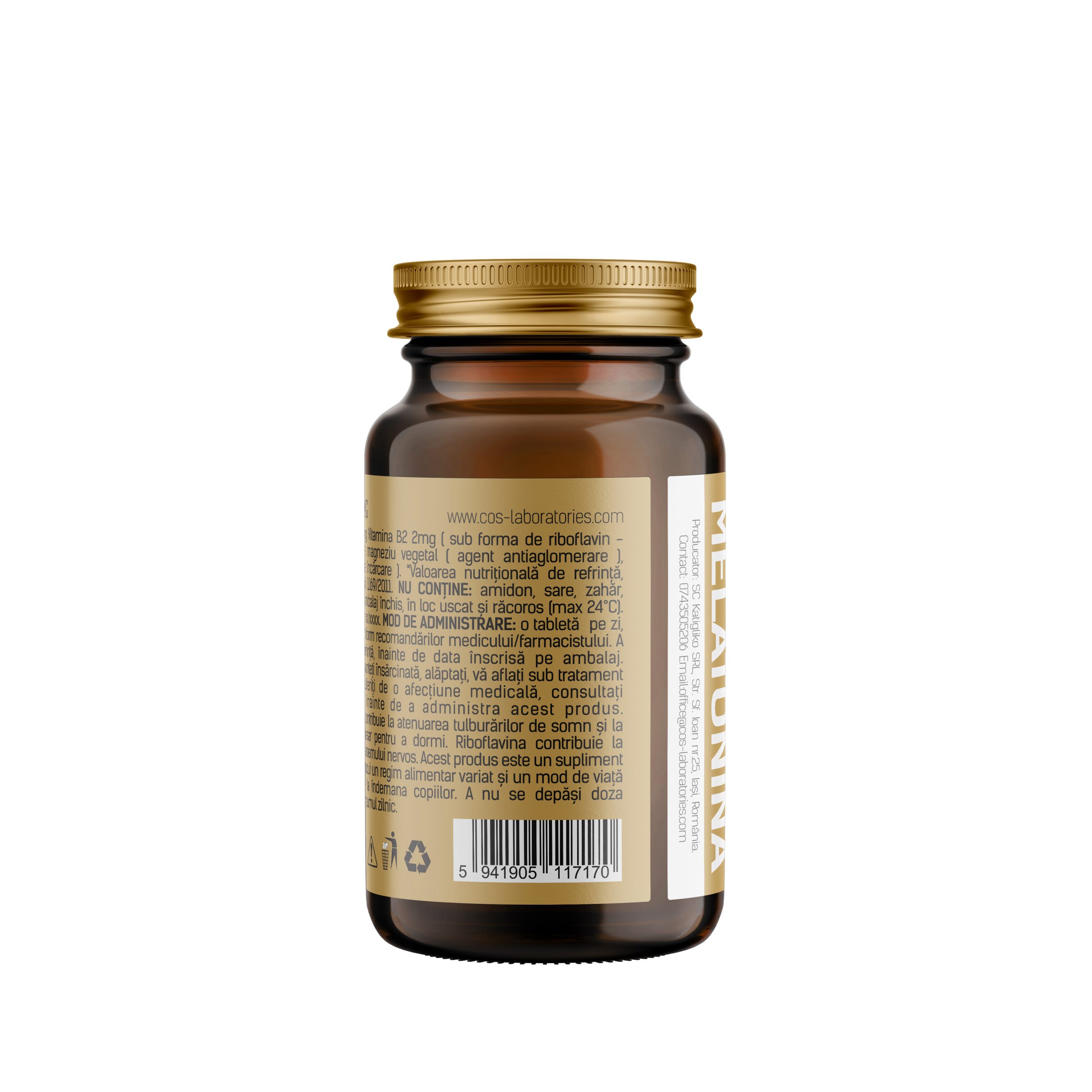 Melatonina 5mg. - 60tab. - imagine 3