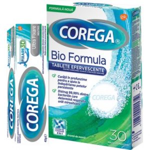 Corega Tablete x30 + Crema Ultrafixare Neutro  40g