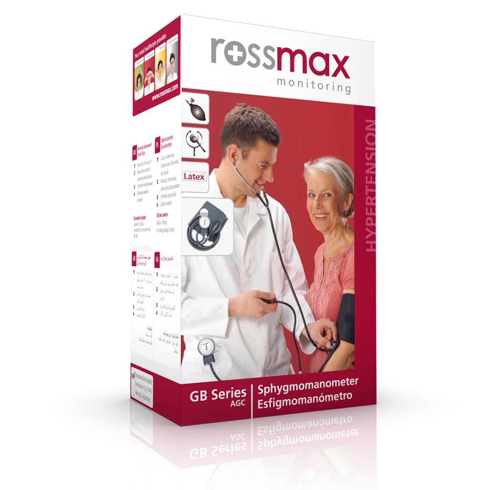 Tensiometru manual Rossmax, cu stetoscop inclus - GB102