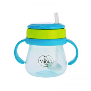 Cana Anticurgere Minut cu Pai Mobil, 250 ML, 6+
