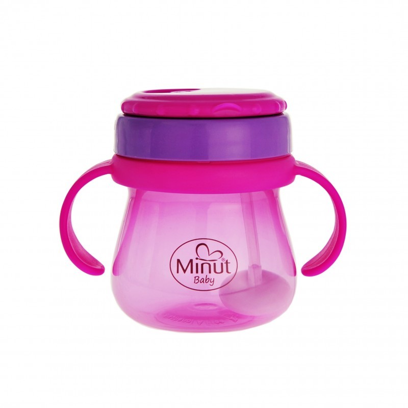 Cana Anticurgere Minut cu Pai Mobil, 250 ML, 6+ - imagine 4