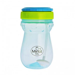 Cana Anticurgere Minut cu Pai Mobil, 360 ML, 6+