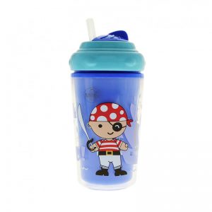 Cana Anticurgere tip Termos cu Pai si Capac Pivotant Minut, 240 ML, 6+