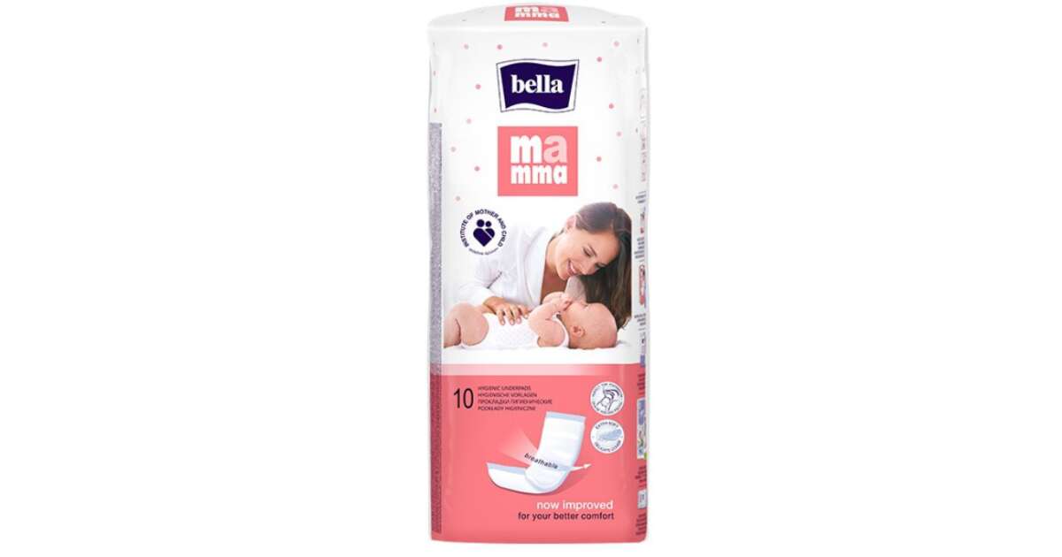 Tampoane postnatale night&day/Postpartum 10 bucati, Bella Mamma