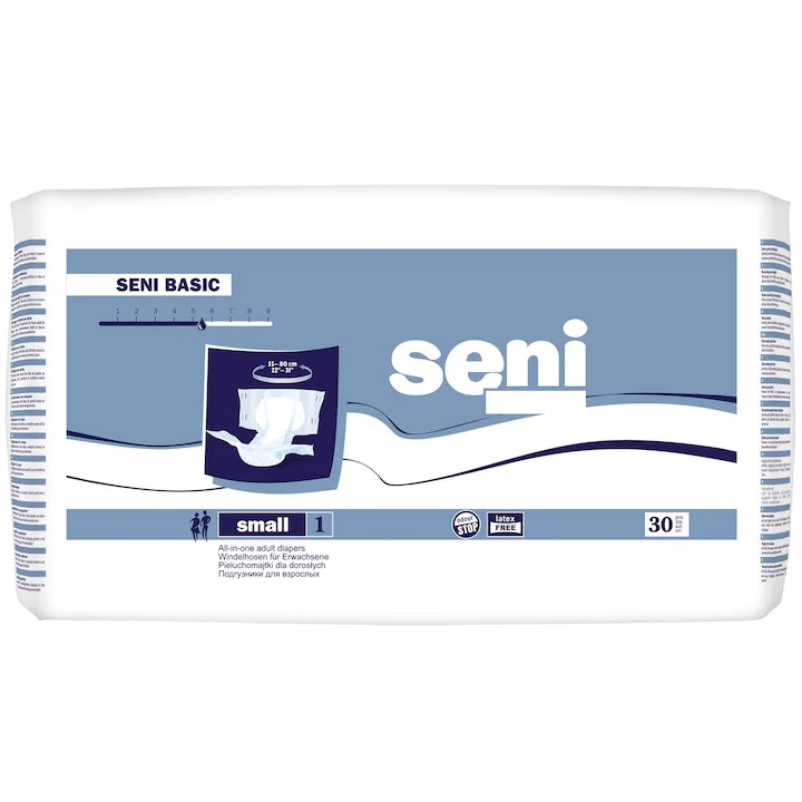 Seni Basic Scutece x 30 buc. – S – Nr.1