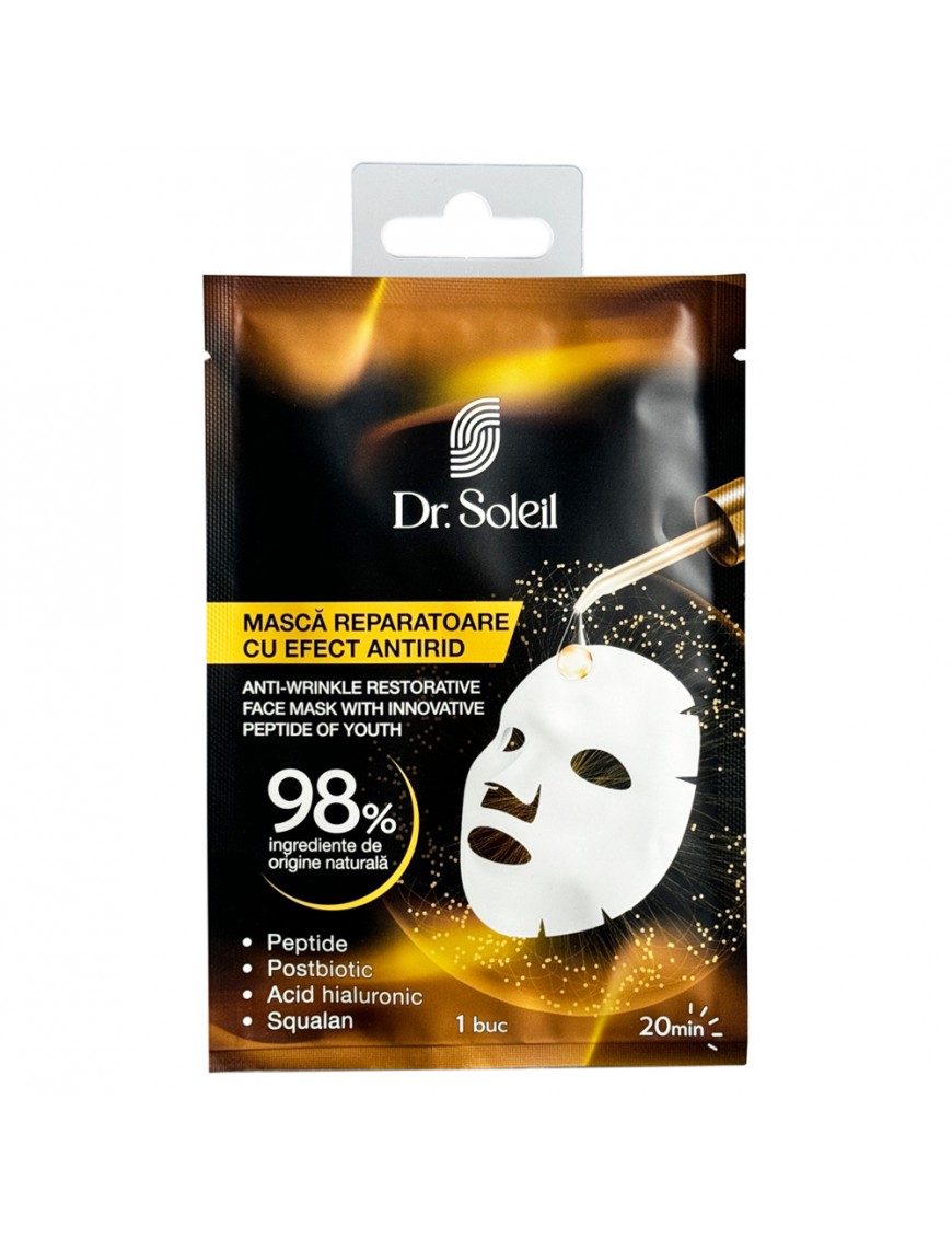 Mască Față Reparatoare Cu Efect Antirid Dr. Soleil