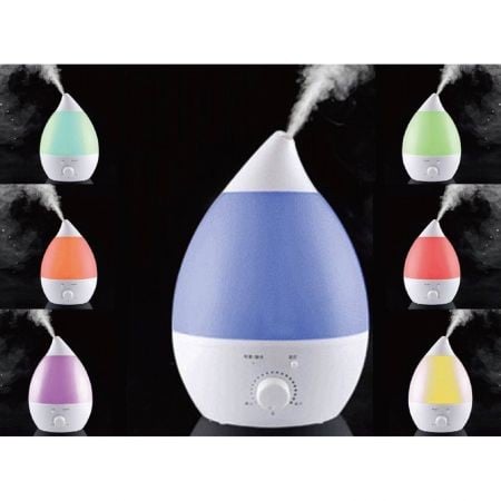 Minut Umidificator ultrasunete cu lampa de veghe si aromaterapie - imagine 2