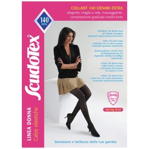 ScudoTex Ciorapi Compresivi 140DEN – Pantalon – Varf Inchis – COD 490
