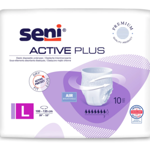 Seni Active PLUS L Chilot Absorbant x 10 buc. – 7 Picaturi