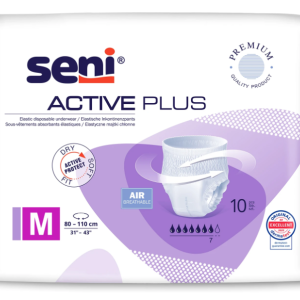 Seni Active PLUS M Chilot Absorbant x 10 buc. – 7 Picaturi