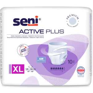 Seni Active PLUS XL Chilot Absorbant x 10 buc. – 7 Picaturi