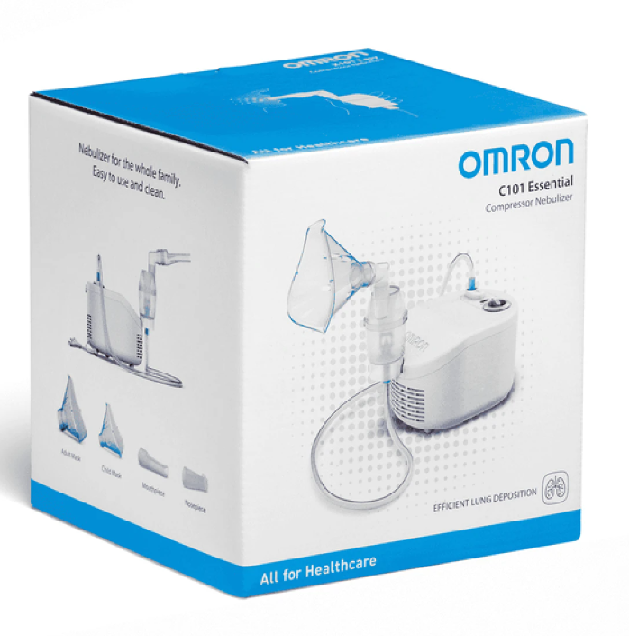 Omron NE-C101 Nebulizator cu compresor/Aparat aerosoli(Copii si Adulti) - imagine 2