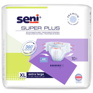 Seni Scutece Super Plus – EXTRA LARGE – 10 bucati – 7 Picaturi