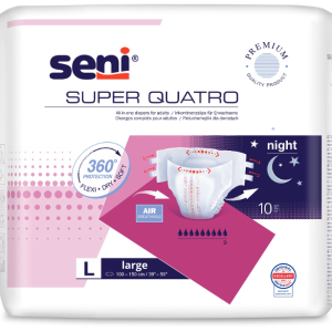 Seni Super Quatro – L – Scutece incontinenta grava adulti