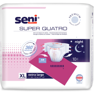 Seni Super Quatro – XL – Scutece incontinenta grava adulti