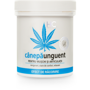 HC Canepa Unguent cu Efect de Racorire cu 5% Ulei de Canepa 250ml